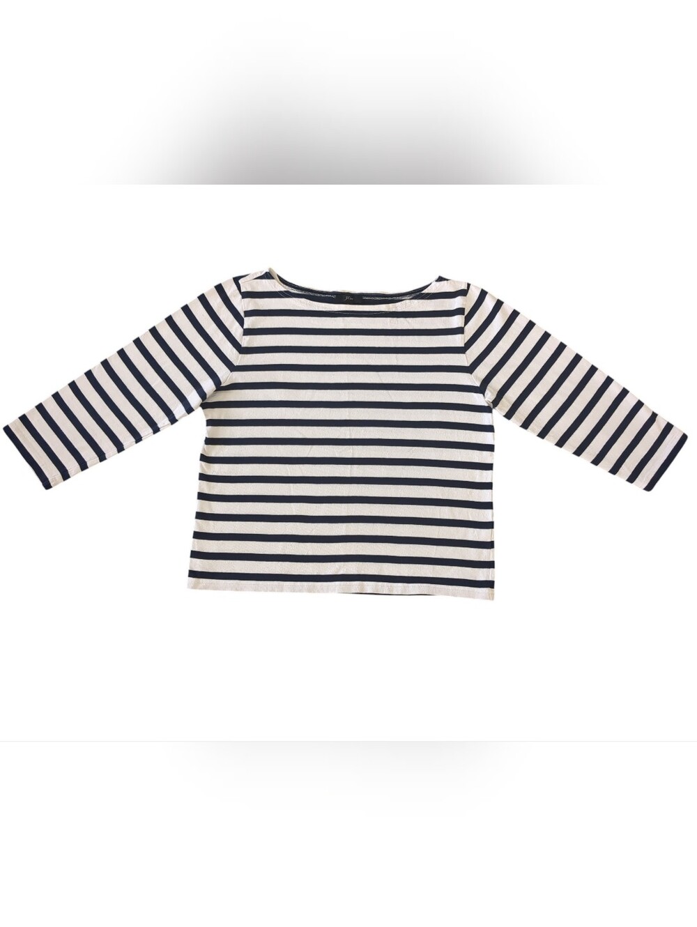 J. Crew Women's Striped Boatneck Top (Size M)
